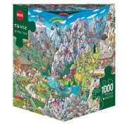Heye Heye Alpine Fun Puzzle 1000pcs Triangular Box