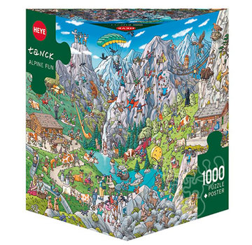 Heye Heye Alpine Fun Puzzle 1000pcs Triangle Box