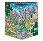 Heye Alpine Fun Puzzle 1000pcs Triangle Box