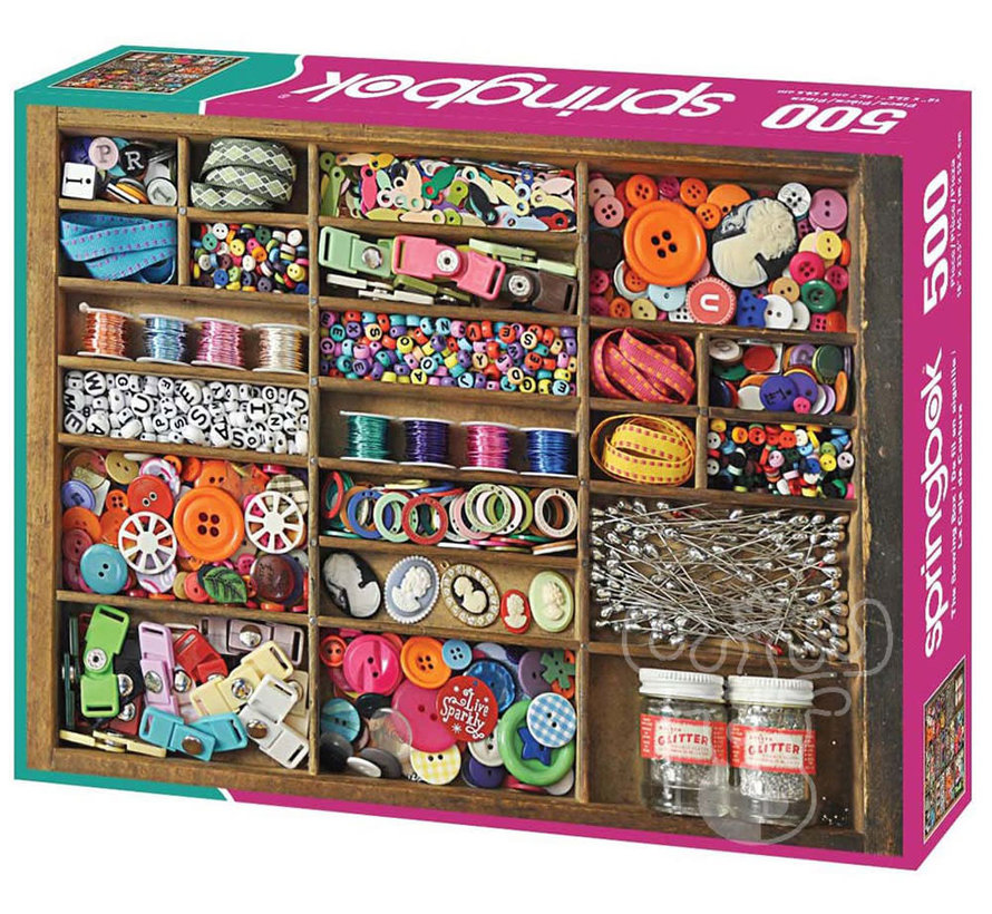 Springbok The Sewing Box Puzzle 500pcs