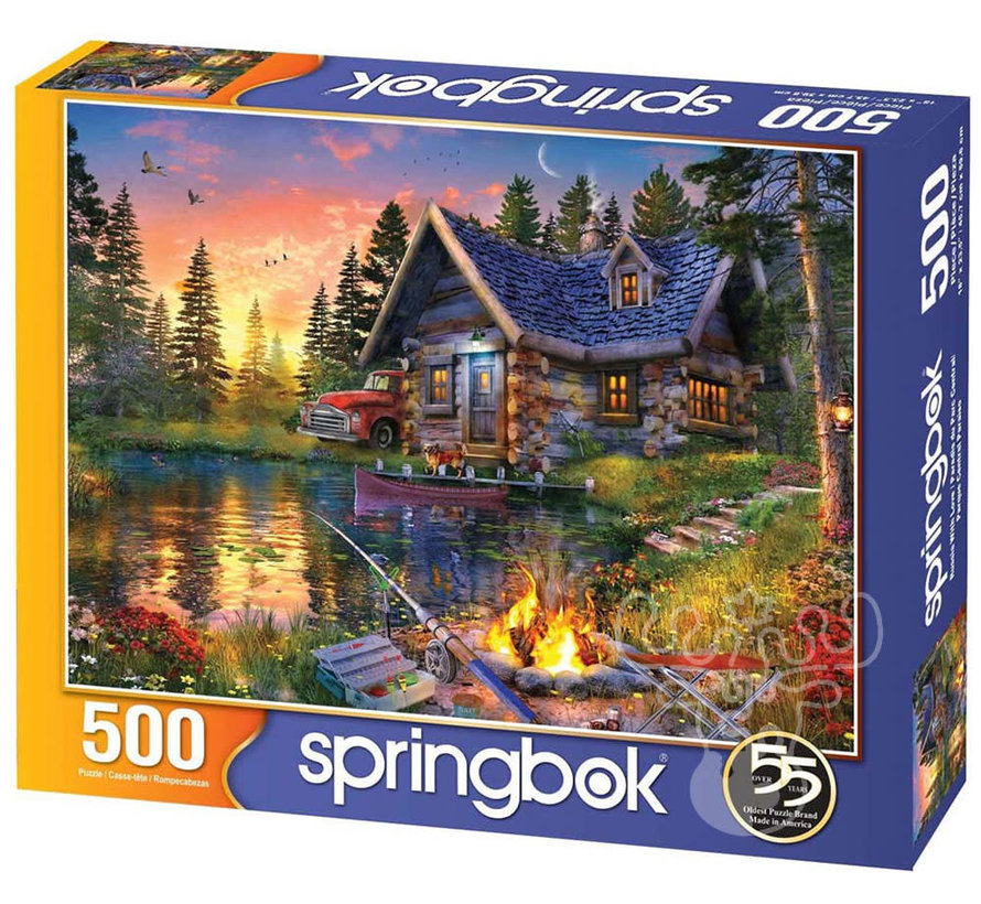 Springbok Sun Kissed Cabin Puzzle 500pcs