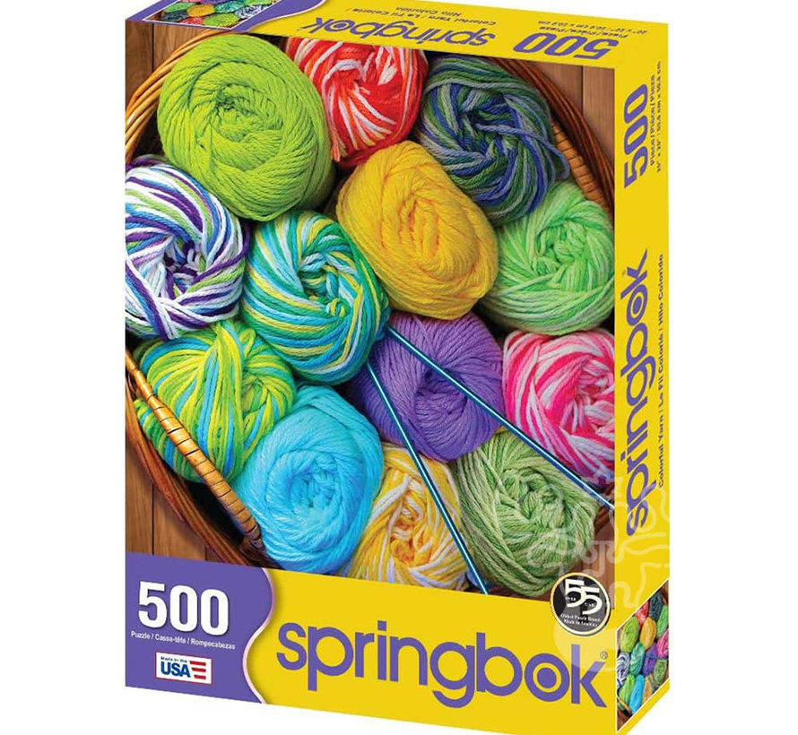 Springbok Colorful Yarn Puzzle 500pcs