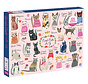 Mudpuppy Cool Cats A-Z Puzzle 1000pcs