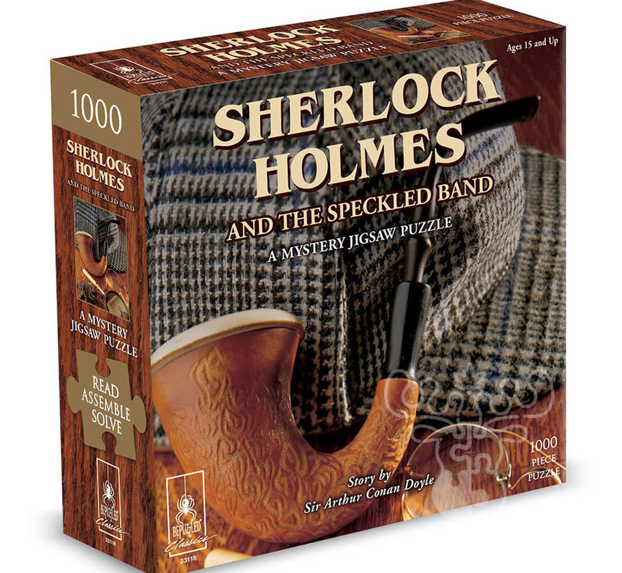 BePuzzled Classics Sherlock Holmes and the Speckled Band Mystery Puzzle 1000pcs