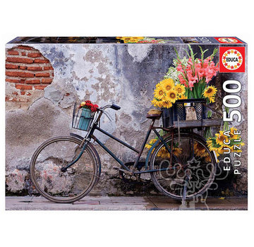 Educa Borras Educa Bicycle with Flowers Puzzle 500pcs