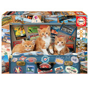 Educa Borras Educa Travelling Kittens Puzzle 200pcs