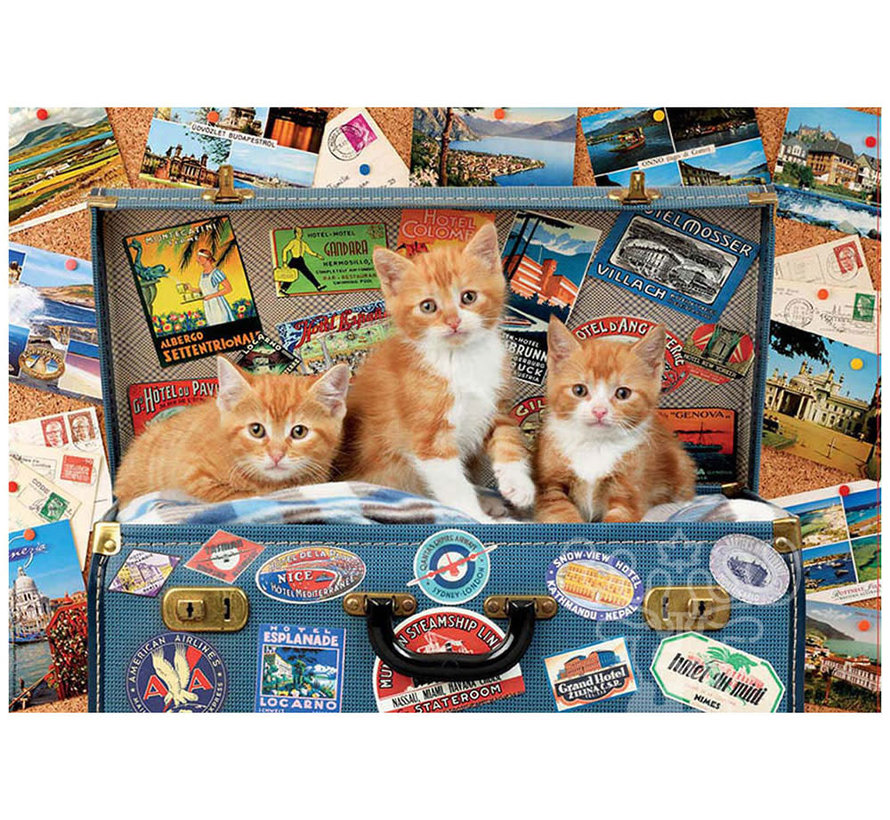 Educa Travelling Kittens Puzzle 200pcs