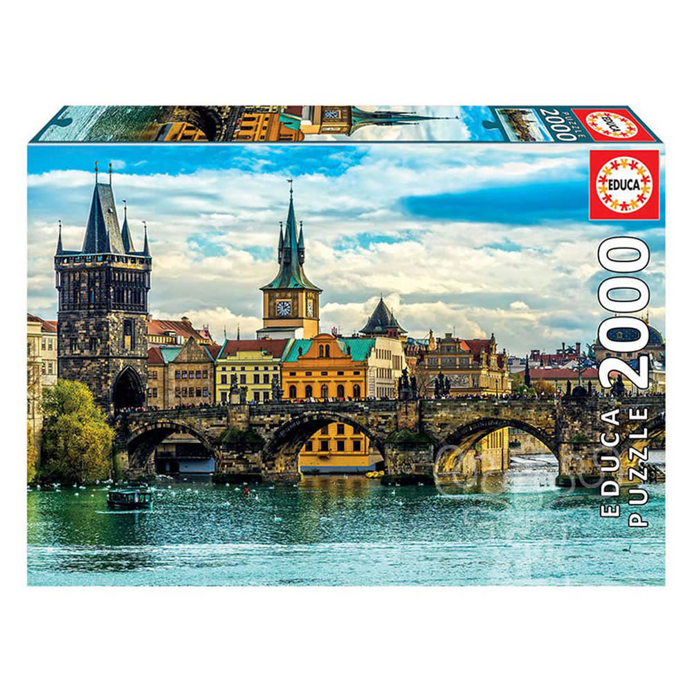 Educa View of Prague Puzzle 2000pcs Puzzles Canada