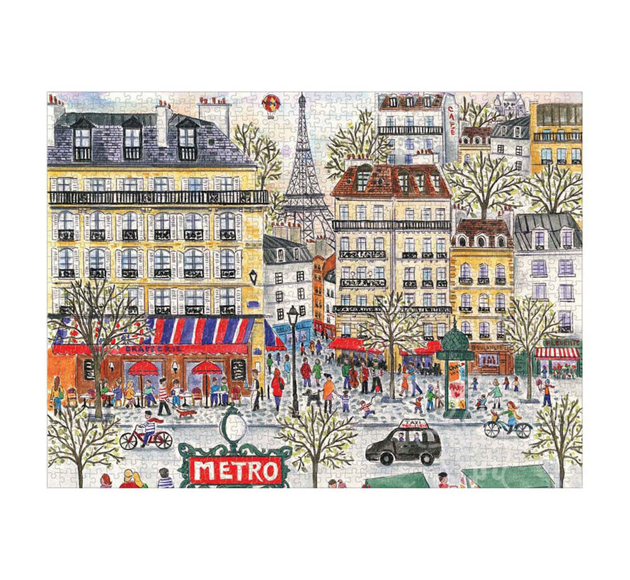 Galison Michael Storrings Paris Puzzle 1000pcs