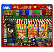 White Mountain White Mountain Vintage Bookshop Puzzle 1000pcs