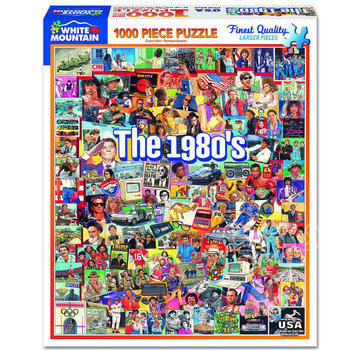 White Mountain White Mountain The Eighties Puzzle 1000pcs