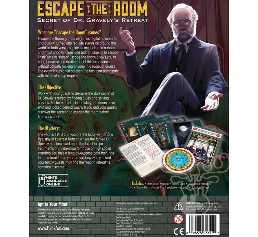 Escape the Room - Secret of Dr. Gravely’s Retreat