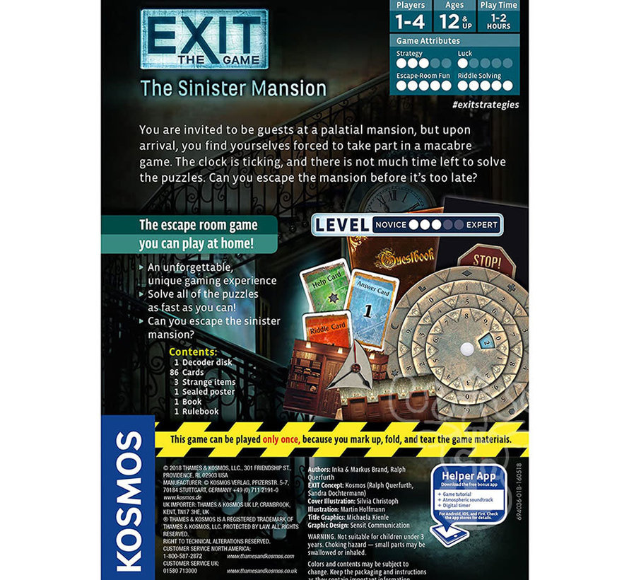 Exit: The Sinister Mansion