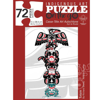 Canadian Art Prints Indigenous Collection: Totem Puzzle 72pcs