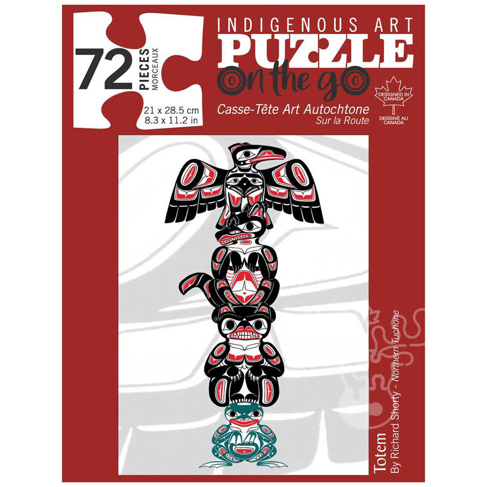 Indigenous Collection Totem Puzzle 72pcs Puzzles Canada