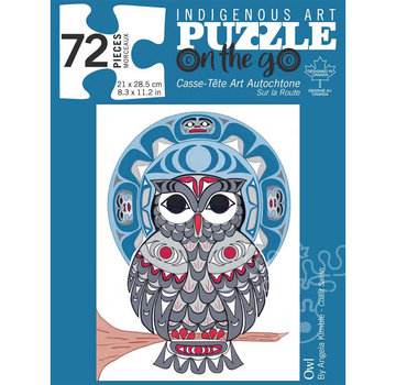 Canadian Art Prints Indigenous Collection: Owl Puzzle 72pcs.
