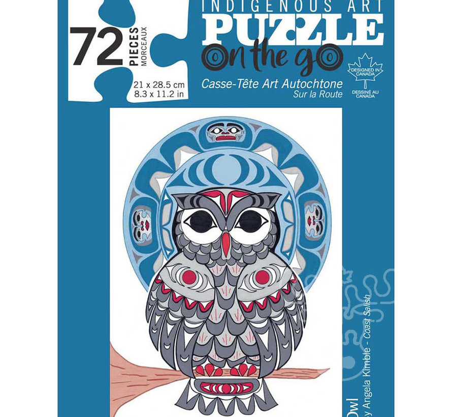 Indigenous Collection: Owl Puzzle 72pcs.