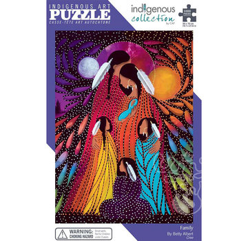 Canadian Art Prints Indigenous Collection: Family Puzzle 1000pcs