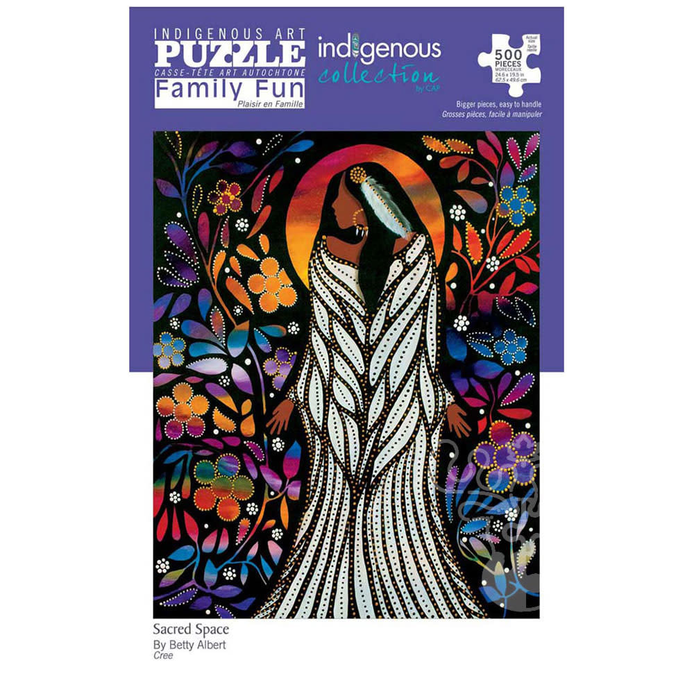 Indigenous Collection Sacred Space Family Puzzle 500pcs Puzzles Canada