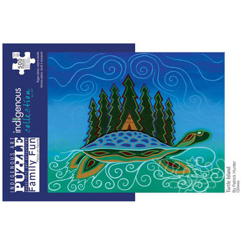 Canadian Art Prints Indigenous Collection: Turtle Island Family Puzzle 500pcs
