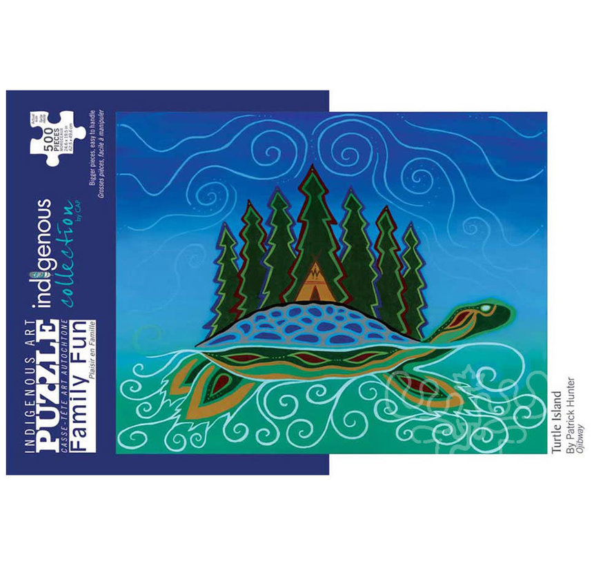 Indigenous Collection: Turtle Island Family Puzzle 500pcs