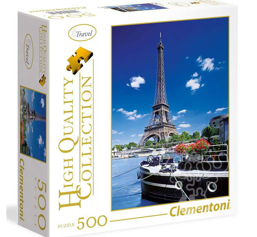 FINAL SALE Clementoni Paris Puzzle 500pcs - ORIGINAL BOX SIZE