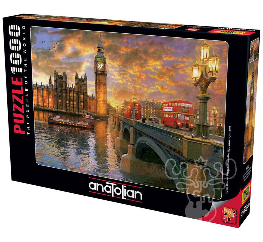 Anatolian Westminster Sunset Puzzle 1000pcs