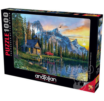 Anatolian Anatolian Sunset Cabin Puzzle 1000pcs