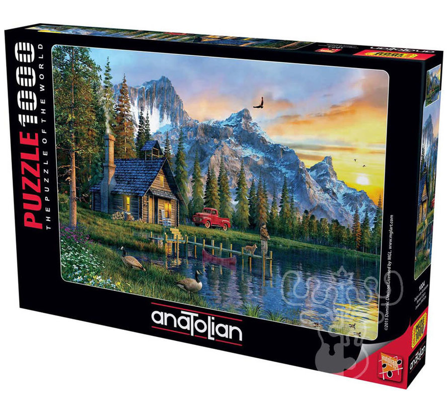 Anatolian Sunset Cabin Puzzle 1000pcs