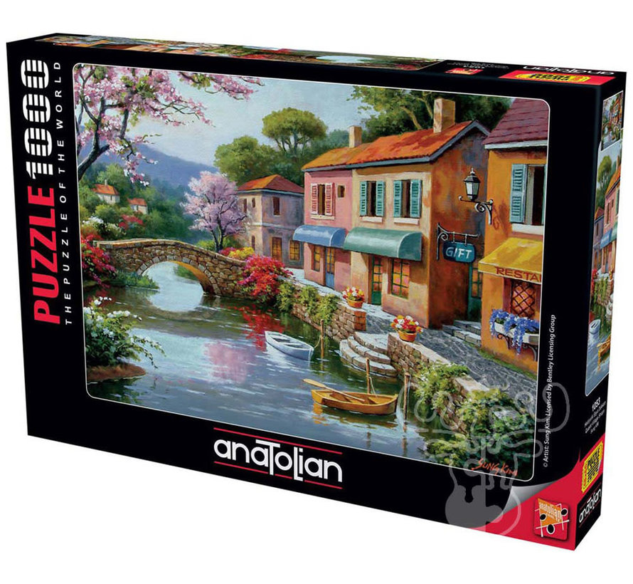 Anatolian Quaint Village Shops Puzzle 1000pcs