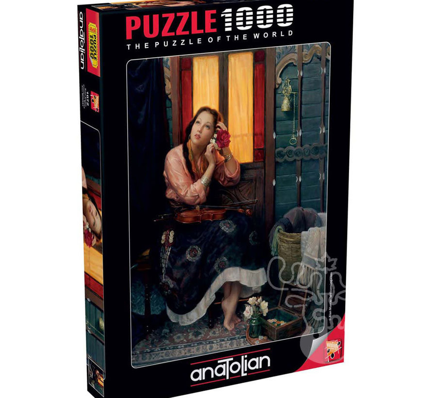 Anatolian Crimson Rose Puzzle 1000pcs