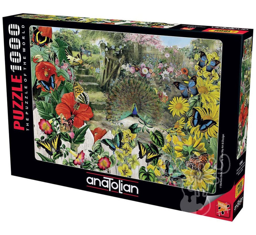 Anatolian Peacock in the Garden Puzzle 1000pcs
