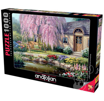 Anatolian Anatolian Cherry Blossom Cottage Puzzle 1000pcs
