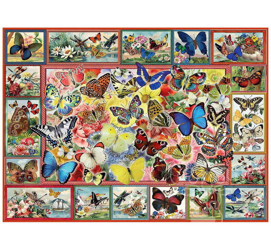Anatolian Lots Of Butterflies Puzzle 1000pcs