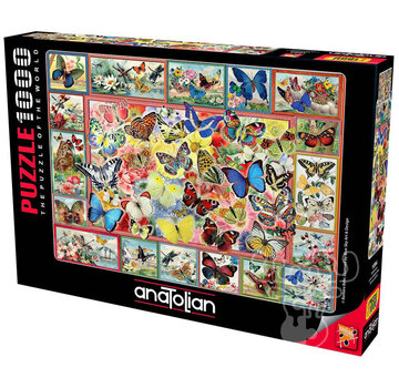 Anatolian Anatolian Lots Of Butterflies Puzzle 1000pcs