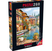 Anatolian FINAL SALE Anatolian Cafe at the Canal Puzzle 260pcs