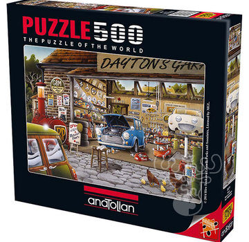 Anatolian Anatolian Dayton's Garage Puzzle 500pcs