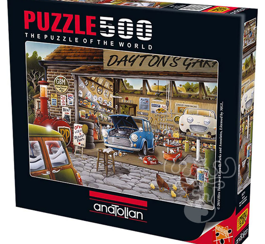 Anatolian Dayton's Garage Puzzle 500pcs