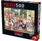 Anatolian Anatolian Kittens in the Kitchen Puzzle 500pcs