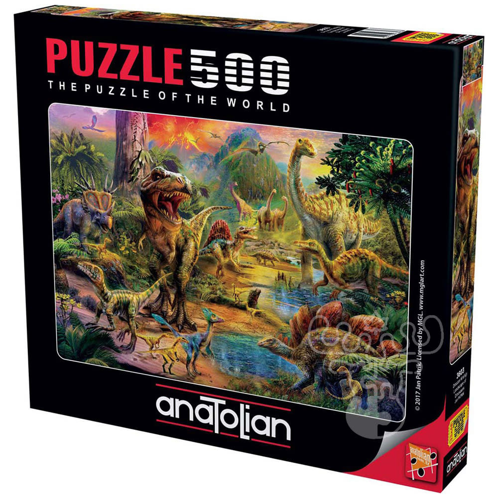 Anatolian Landscape Of Dinosaurs Puzzle 500pcs Puzzles Canada