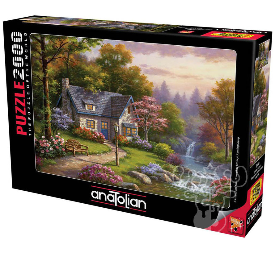 Anatolian Stonybrook Falls Cottage Puzzle 2000pcs