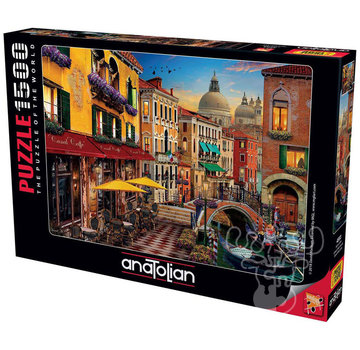 Anatolian Anatolian Canal Cafe Venice Puzzle 1500pcs