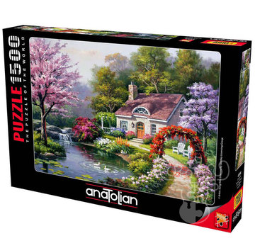 Anatolian Anatolian Spring Cottage In Full Bloom Puzzle 1500pcs