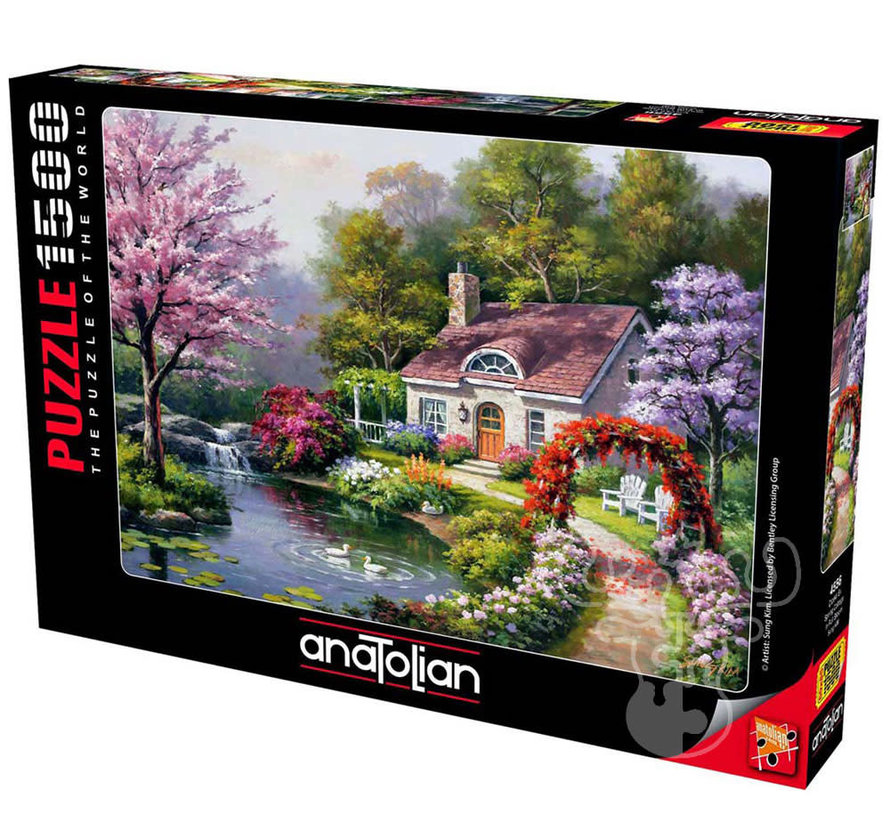 Anatolian Spring Cottage In Full Bloom Puzzle 1500pcs