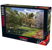 Anatolian Anatolian Spring Lake Cottage Puzzle 3000pcs