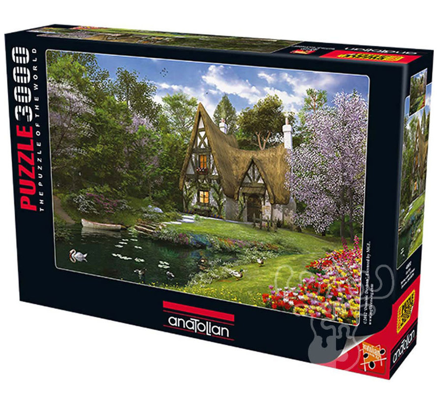 Anatolian Spring Lake Cottage Puzzle 3000pcs