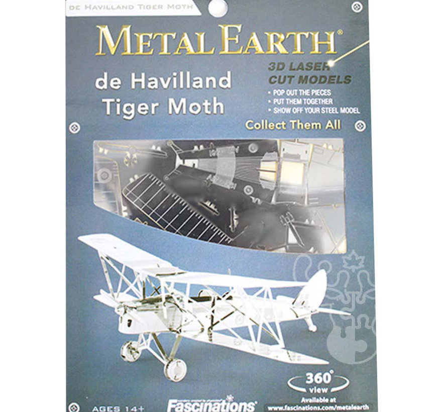 Metal Earth De Havilland DH-82 Tiger Moth Model Kit