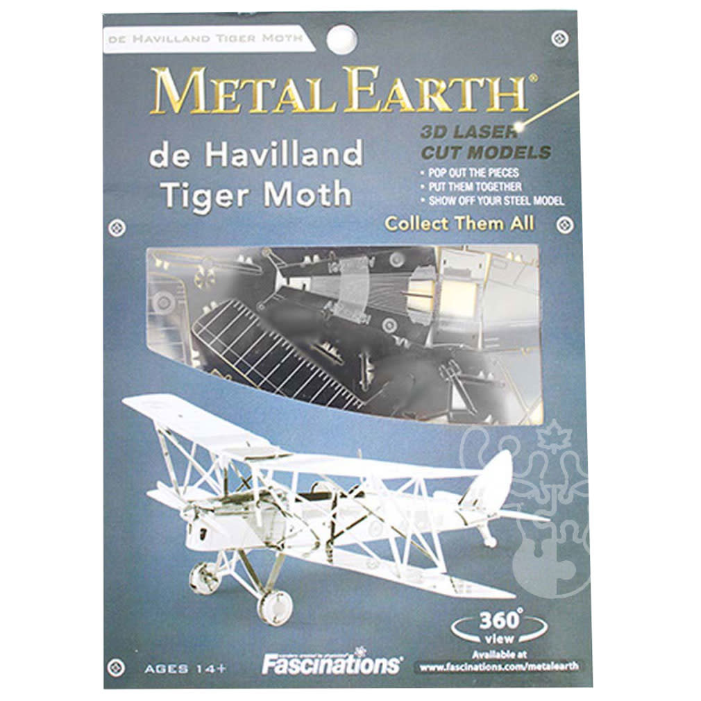 Metal Earth DH 82 Tiger Moth Plane Model Kit NEW IN STOCK 