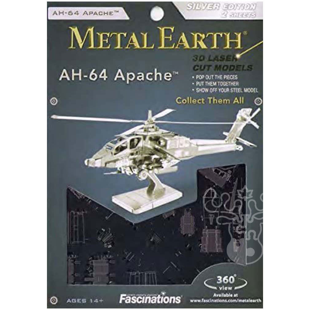 MetalEarthAH64ApacheModelKit Puzzles Canada