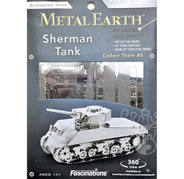 Metal Earth Metal Earth Sherman Tank Model Kit